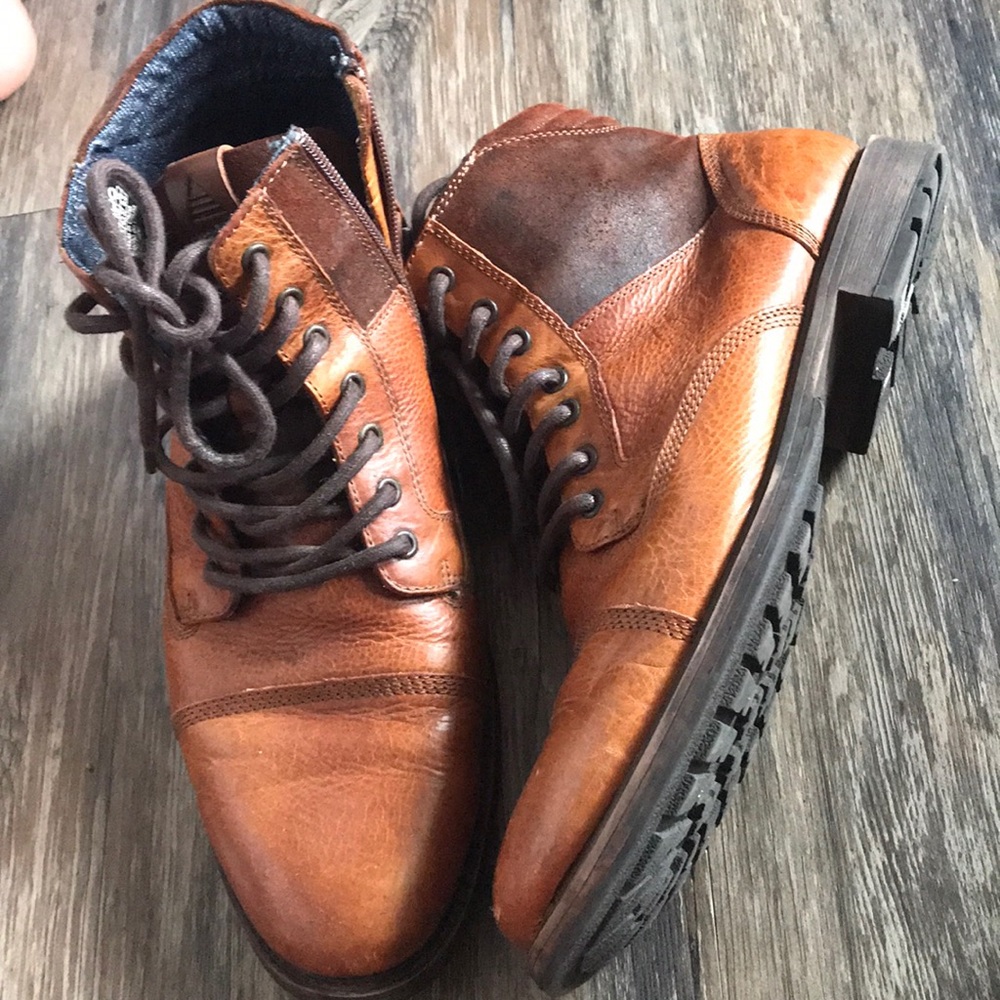 ALDO Choham leather laceup boots